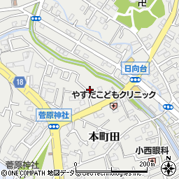 本町田しらうめ公園周辺の地図