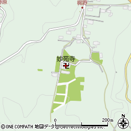 妙苑寺周辺の地図