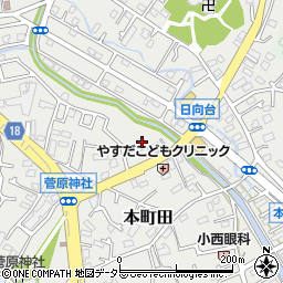 東京都町田市本町田973-7周辺の地図