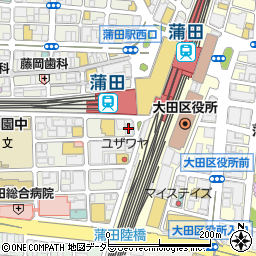 セブンイレブン大田区西蒲田８丁目店周辺の地図