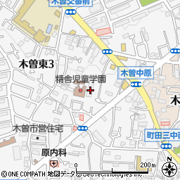 東京都町田市木曽東3丁目7周辺の地図