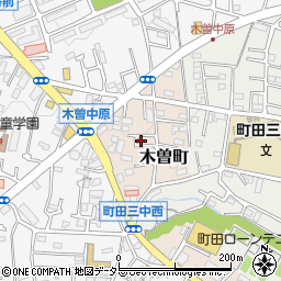 東京都町田市木曽町510-18周辺の地図