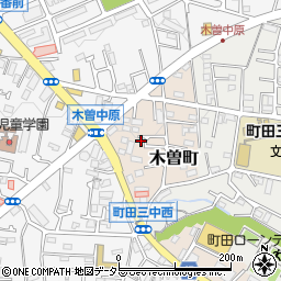 東京都町田市木曽町512周辺の地図