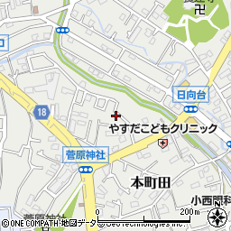 東京都町田市本町田973-25周辺の地図