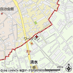 神奈川県相模原市中央区田名2222-1周辺の地図
