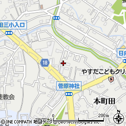 東京都町田市本町田961周辺の地図