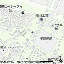 神奈川県相模原市中央区田名3383-1周辺の地図