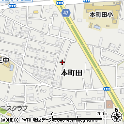 東京都町田市本町田2047周辺の地図