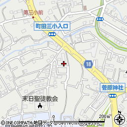 東京都町田市本町田1166周辺の地図