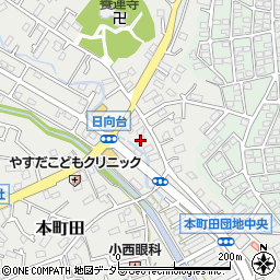 東京都町田市本町田889周辺の地図