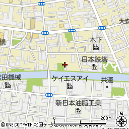 東京都大田区大森南2丁目22周辺の地図