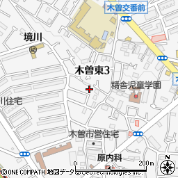 東京都町田市木曽東3丁目13-10周辺の地図