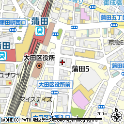 ＡＯＫＩ蒲田東口駅前店周辺の地図