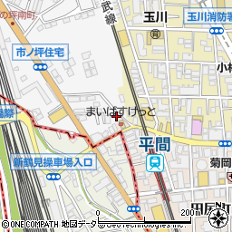神奈川県川崎市中原区市ノ坪629-1周辺の地図