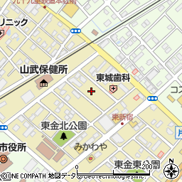 千葉県東金市東新宿6周辺の地図