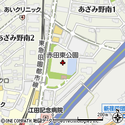 赤田東公園周辺の地図