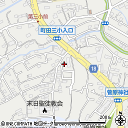 東京都町田市本町田1167周辺の地図