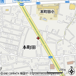 東京都町田市本町田2047-7周辺の地図