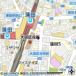 ドラッグセガミ蒲田駅前店周辺の地図