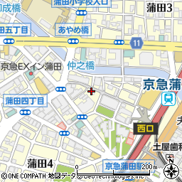 りらく屋　蒲田店周辺の地図