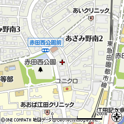 廣田新聞店荏田店周辺の地図