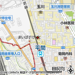 クリエイトＳＤ川崎平間駅前店周辺の地図