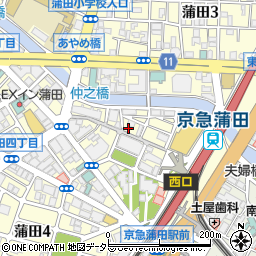 八戒 蒲田店周辺の地図