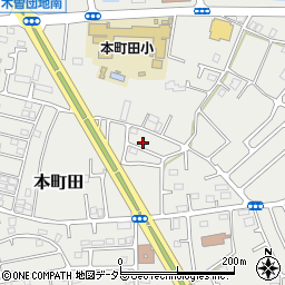 東京都町田市本町田2087周辺の地図