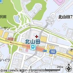 〒224-0021 神奈川県横浜市都筑区北山田の地図