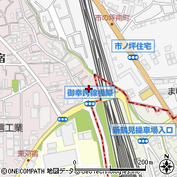神奈川県川崎市中原区苅宿8-12周辺の地図