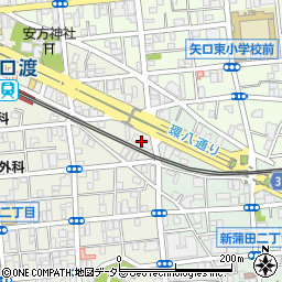 日介センター蒲田周辺の地図