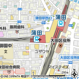 ジンギスカン楽太郎 蒲田店周辺の地図