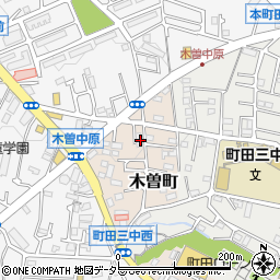 東京都町田市木曽町522周辺の地図