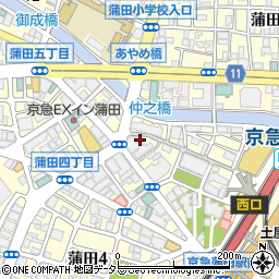 牛タン大衆酒場 べこたん 京急蒲田店周辺の地図