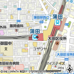 株式会社文明堂銀座店　東急ストア蒲田店周辺の地図