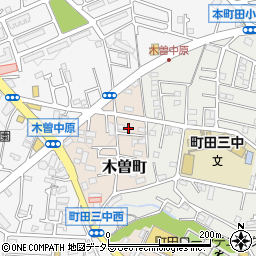 東京都町田市木曽町523周辺の地図