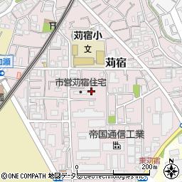 帝国通信工業第３社宅周辺の地図