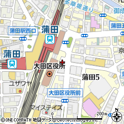 株式会社メガネドラッグ　蒲田東店周辺の地図