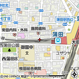 英国風パブ HUB 蒲田西口店周辺の地図