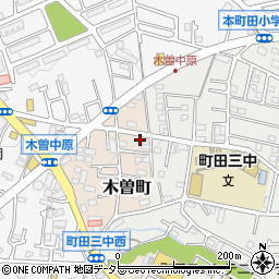 東京都町田市木曽町524周辺の地図
