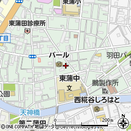 ＲＩＶＥＲＳＩＤＥ東蒲田周辺の地図