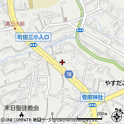 東京都町田市本町田1148周辺の地図