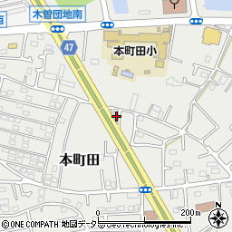 東京都町田市本町田2047-11周辺の地図