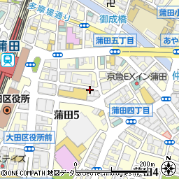 五六島 おりゅっくと 蒲田店周辺の地図