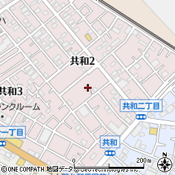 神奈川県相模原市中央区共和2丁目12-7周辺の地図