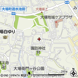 神奈川県横浜市青葉区大場町908周辺の地図