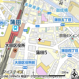 大衆ホルモン 肉力屋 蒲田東口店周辺の地図