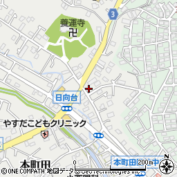 東京都町田市本町田3668周辺の地図
