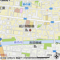 東京都大田区大森南2丁目16周辺の地図