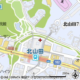 ＮＰＣ２４Ｈ北山田駅地下パーキング周辺の地図